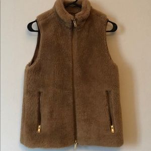 JCrew Fuzzy Vest